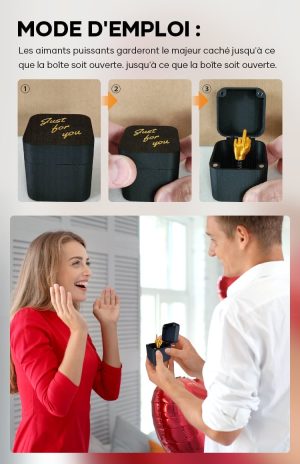 3D Printed Pinky Promise Prank Gift Box, Funny Gag Gift Decor