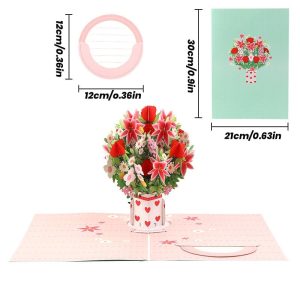 3D Cherry Blossom Flower Bouquet
