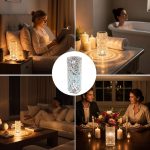 LED Rose Diamond Table Lamp with 16 RGB Colors & Remote Control