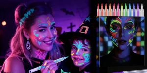 UV Neon Face Paint Markers 12 Colors