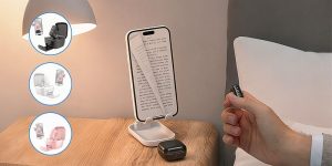Scrolling Ring Bluetooth Remote Control with Phone holder