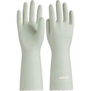 LANON wahoo Reusable Dishwashing Gloves with Cotton Flocked Liner