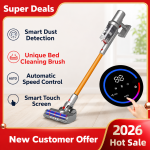 VC205 Cordless Stick Vacuum Cleaner, 27000Pa Smart Sensor & Touch Screen